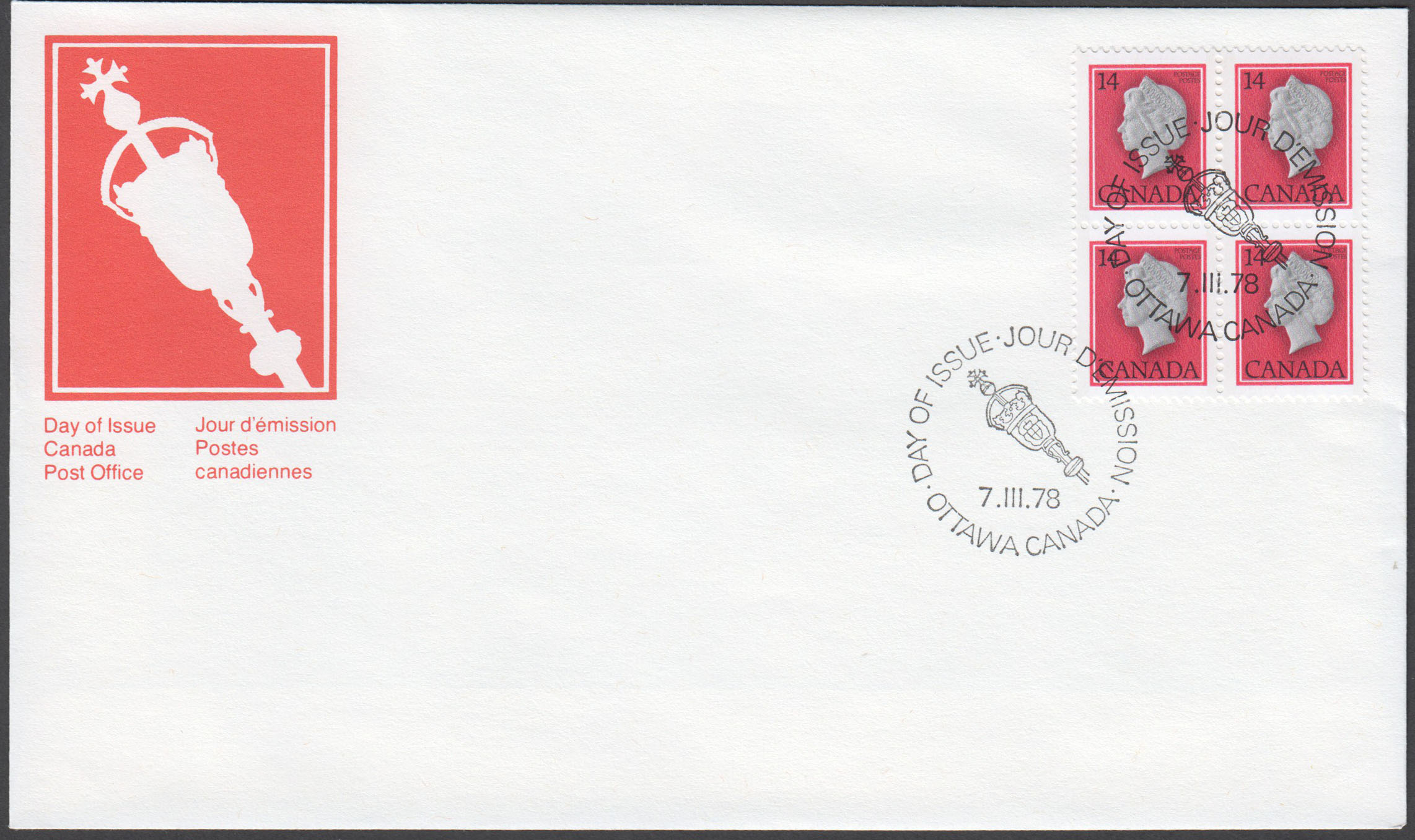 Canada Scott 716 Block FDC - Click Image to Close